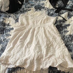 Charming White Baby doll Dress women’s XL